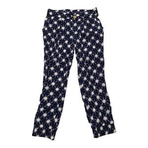 Oshkosh Girls Pants Genuine Kids Toddler Nightfall Blue/White Size 4T NWT NEW